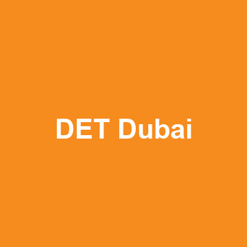 Логотип DET Dubai